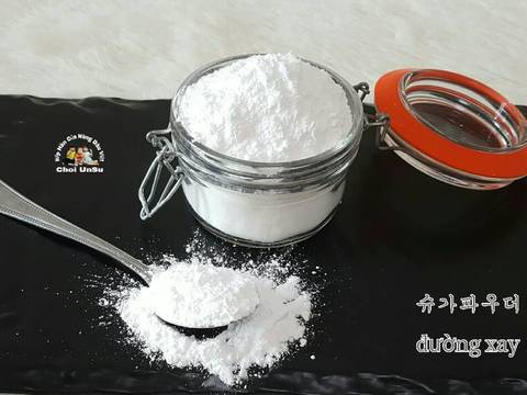 Đường xay 슈가파우더 recipe step 3 photo