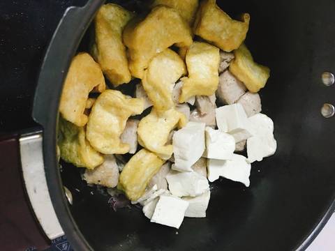 Canh Đậu Hủ Thịt Heo recipe step 3 photo