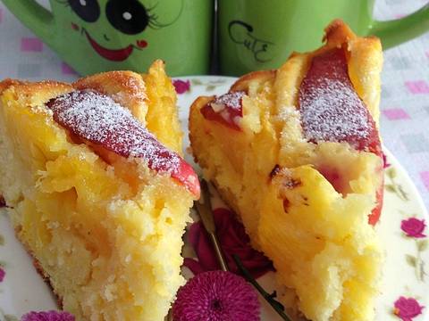 Mixed Fruits Pastry Cake (Bánh bông lan hoa quả thập cẩm) recipe step 15 photo