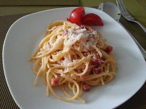 Easy Italian Spaghetti Carbonara (Nấu Nhanh Món Mỳ Ý Carbonara) recipe step 5 photo