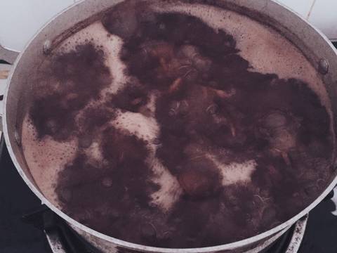 Chè thực dưỡng (chè đậu đen, gạo lứt, mè đen) recipe step 4 photo