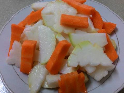 Su hào cà rốt muối xổi recipe step 5 photo