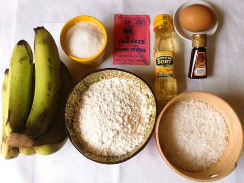 Coconut Banana Crunch Muffins recipe step 1 photo