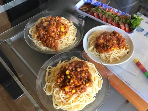 Spaghetti thịt bằm recipe step 4 photo