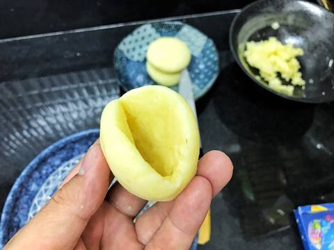 Bánh mochi khoai tây phô mai Hokkaido (phiên bản ngọt) recipe step 6 photo