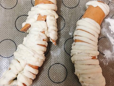 Crescent Mummy Dogs- Halloween recipe step 3 photo