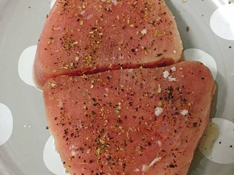 Steak Tuna recipe step 1 photo