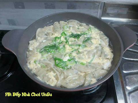 Súp Sủi Cảo 만두국 recipe step 8 photo