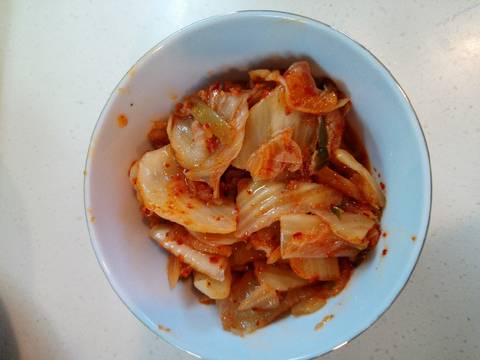 Canh kim chi recipe step 2 photo
