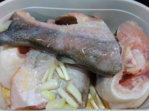 Canh cá hú nấu ngót recipe step 1 photo