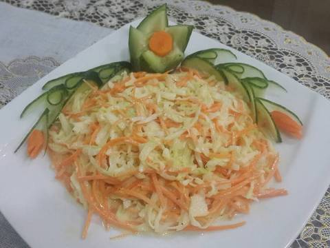 Salad bắp cải cà rốt recipe step 1 photo