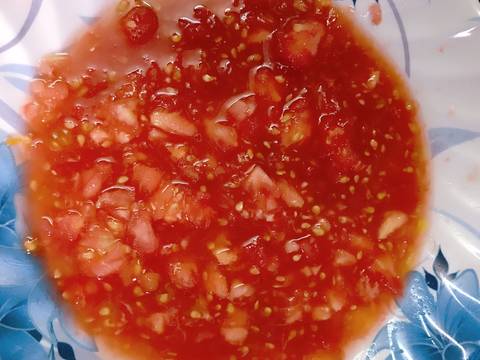 Thịt dồn cà chua sốt cà - bé cực thích recipe step 2 photo