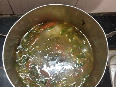 Canh dưa chua cá diêu hồng - ăn kèm rau sống recipe step 9 photo