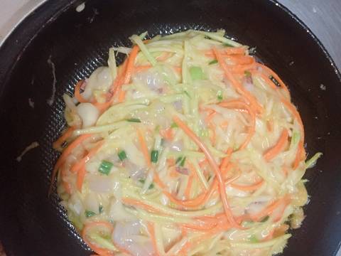 #okonomiyaki (bánh xèo nhật bản) recipe step 3 photo