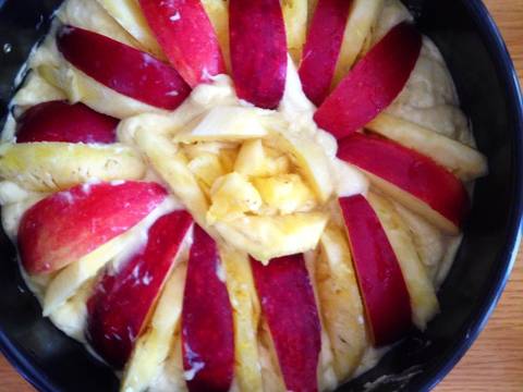 Mixed Fruits Pastry Cake (Bánh bông lan hoa quả thập cẩm) recipe step 8 photo