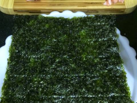 Sushi cá hồi recipe step 7 photo