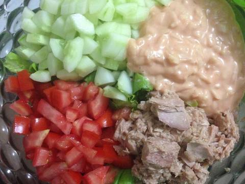 Salad cá ngừ recipe step 5 photo