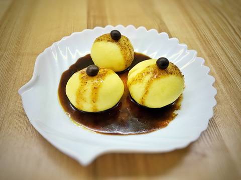 Bánh mochi khoai tây phô mai Hokkaido (phiên bản ngọt) recipe step 10 photo