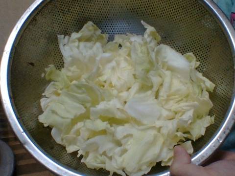 Canh rau bắp cải luộc recipe step 1 photo