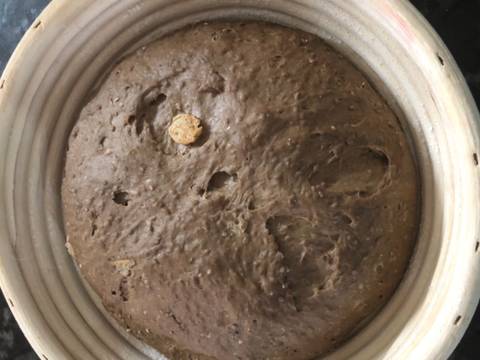 Bánh mỳ đen làm từ men nở tự nhiên (Natural Yeast Rye Bread) recipe step 3 photo