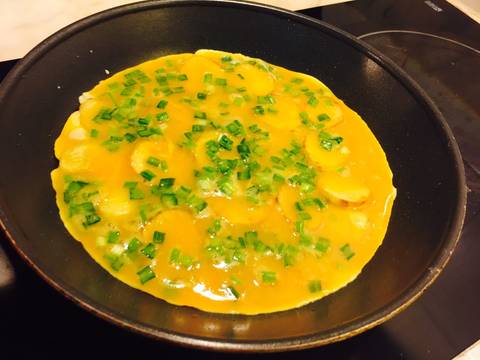 Khoai tây trứng chiên recipe step 4 photo