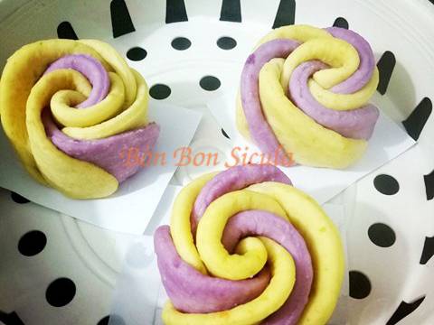 Bánh Bao Hoa Hồng 2 màu recipe step 10 photo
