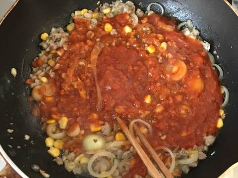 Spaghetti thịt bằm recipe step 3 photo