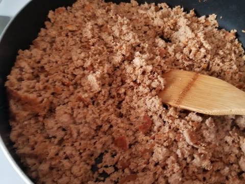 Sườn cây nướng, chả từ da cá hồi, ruốc cá hồi recipe step 5 photo