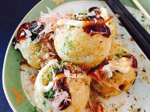 Bánh bạch tuộc nướng Takoyaki recipe step 9 photo