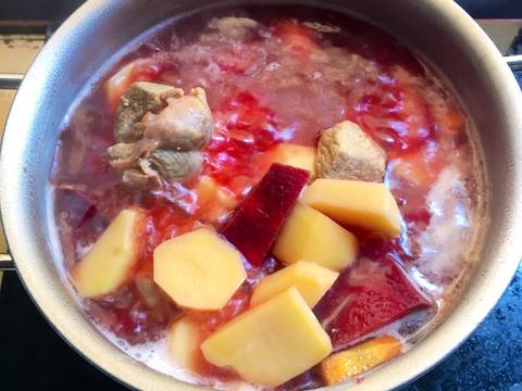Canh soup rau củ recipe step 3 photo
