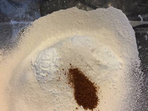 Bánh bông lan sô cô la vanilla :) recipe step 1 photo