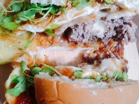 Hamburger siêu ngon ❤ recipe step 9 photo