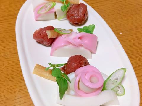 Trang trí Kamaboko - món ăn dịp Tết ở Nhật recipe step 2 photo