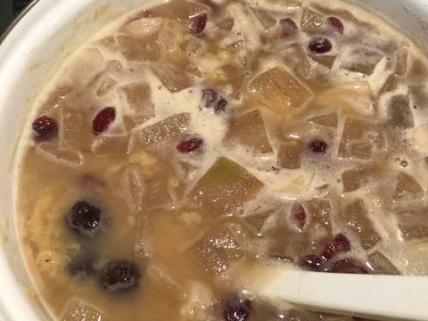 Chè lô hội (Aloe vera)bạch quả bước làm 2 hình