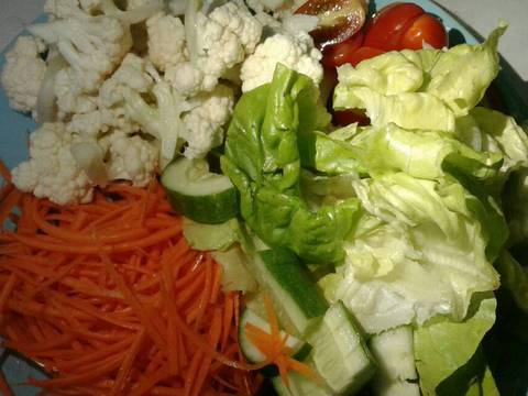 Salad cá hồi xông khói recipe step 1 photo