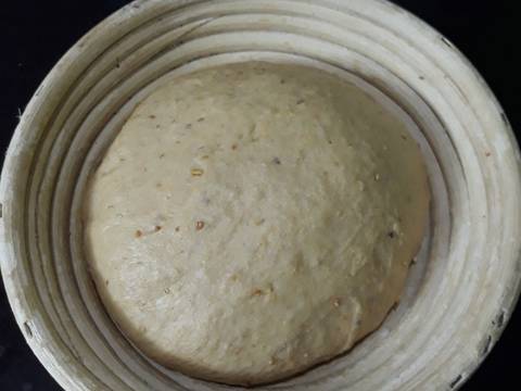 Bánh mì mềm nguyên cám - Buger Bun recipe step 5 photo
