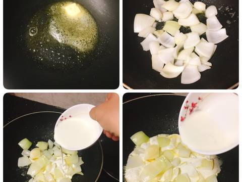 Pasta cá ngừ sốt kem recipe step 3 photo