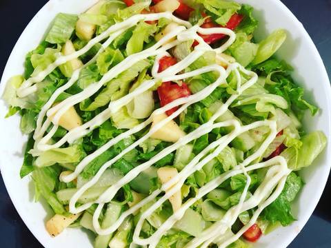 Salad rau quả recipe step 3 photo