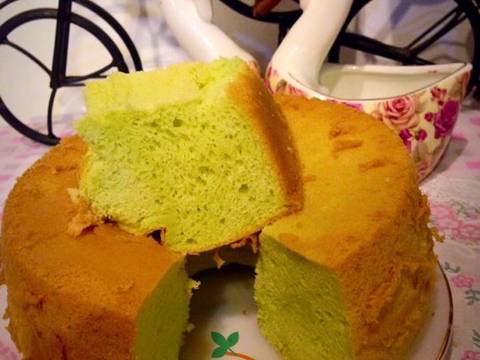 Pandan Chiffon Cake (Bánh chiffon lá dứa) recipe step 5 photo