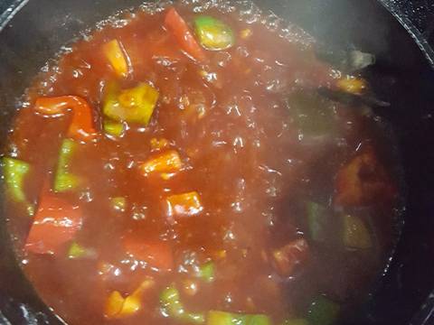 Gà sốt chua ngọt với phô mai recipe step 5 photo
