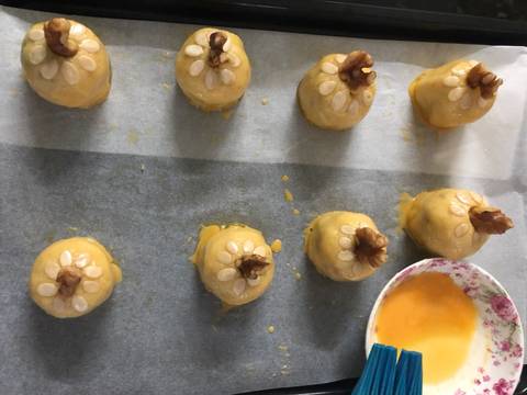 Walnut Moon Cakes (Bánh trung thu hạt óc chó) recipe step 3 photo