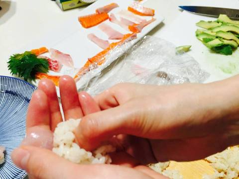 Tự làm Sushi nắm nigirizushi tại nhà recipe step 8 photo
