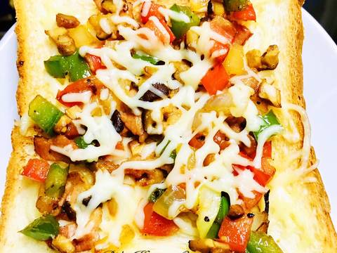 Pizza Bánh Mì Thập Cẩm🥪 recipe step 4 photo