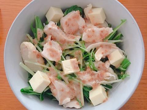 Salad Rau Mizuna Nhật recipe step 3 photo