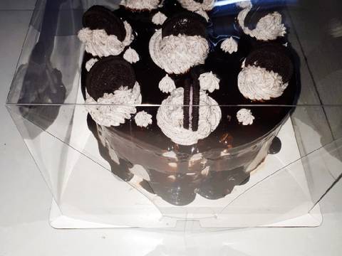 Oreo cake ♡ trang trí bánh sinh nhật bằng bánh oreo recipe step 6 photo