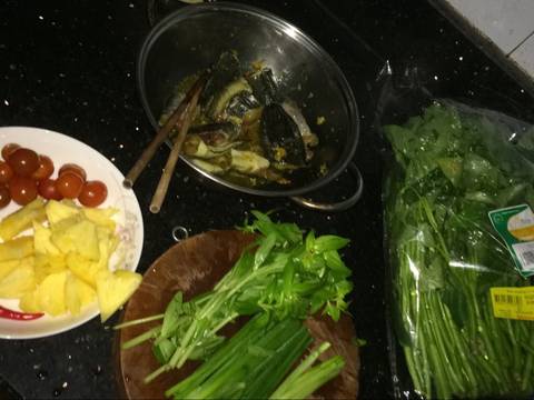 Canh chua cá Tràu (cá lóc, cá quả) recipe step 1 photo