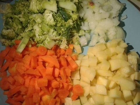 Súp bông cải xanh recipe step 1 photo