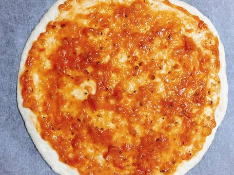 Margherita Pizza- Happy Halloween😍🤣 recipe step 4 photo