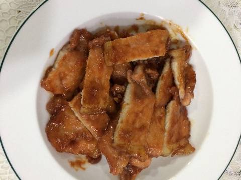 Thịt cốt lết chiên sốt ướp đồ nướng Lee Kum Tee recipe step 4 photo