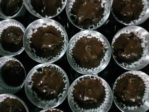 Bánh muffin chocolate bước làm 5 hình